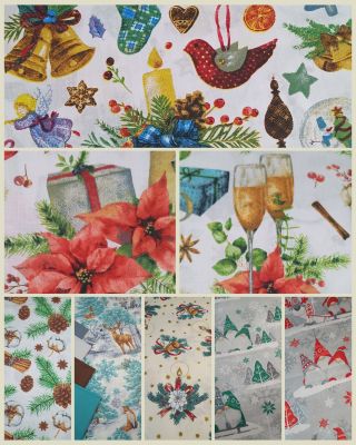 Krásná vánoční plátna, včetně oblíbených skřítků opět skladem 🎄🧝‍♀️ 🧵 Látky šíře 160cm i 240cm. ✂️ Od 5m množstevní sleva...